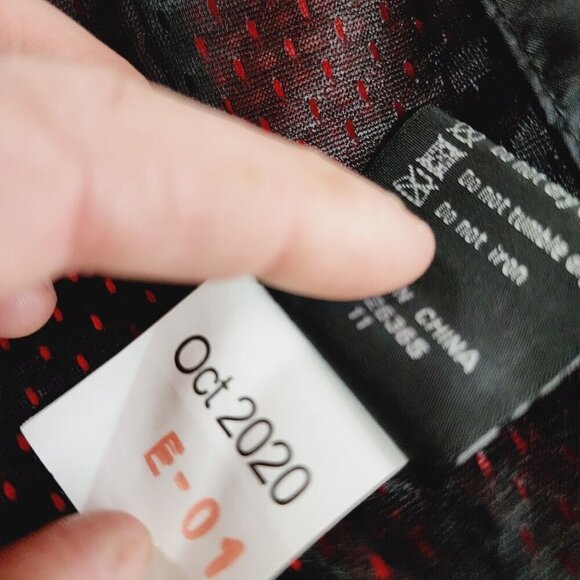 SEDICI Mesh Motorcycle Jacket Black Red White Mens Medium MISSING ARMOUR - Picture 14 of 16